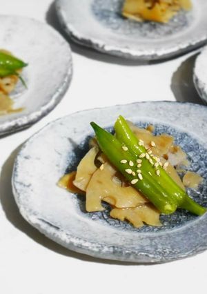 蓮根の甘辛炒め-レシピのメイン写真