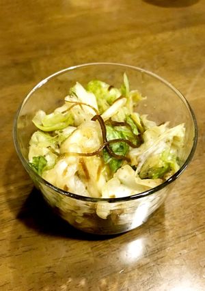 お弁当のおかず！キャベツと塩昆布の浅漬け-レシピのメイン写真