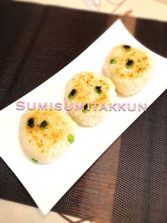 明太子の焼きおにぎり♡-レシピのメイン写真