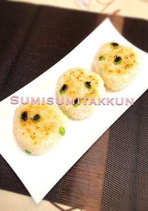明太子の焼きおにぎり♡-レシピのメイン写真