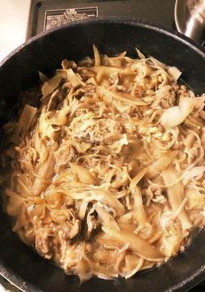 ゴボウたくさん豚肉煮-レシピのメイン写真