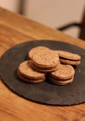 ダブルチョコレートのクッキーサンド-レシピのメイン写真