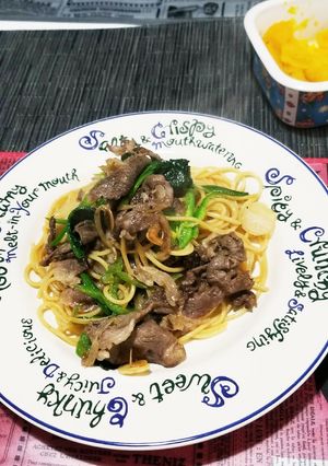 牛とピーマンのパスタ-レシピのメイン写真