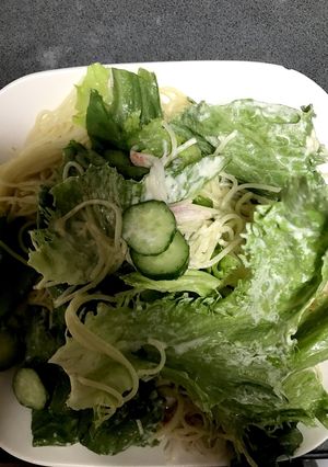 レタスときゅうりとカニのマヨネーズサラダ-レシピのメイン写真