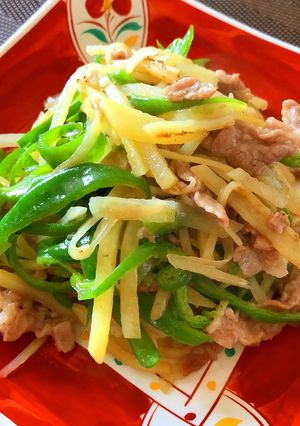 豚じゃが青椒肉絲！-レシピのメイン写真