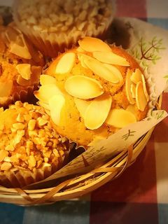 アーモンドカップケーキ-レシピのメイン写真