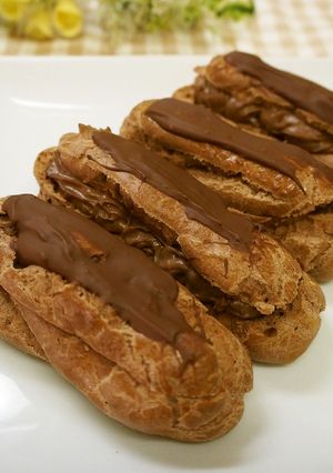 バレンタインに♪チョコたっぷり＊エクレア-レシピのメイン写真