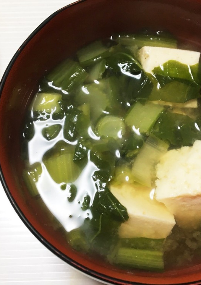 家族みんなで♡今が旬！冬菜のお味噌汁-レシピのメイン写真