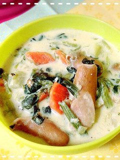 野菜たっぷり♪豆乳スープ-レシピのメイン写真