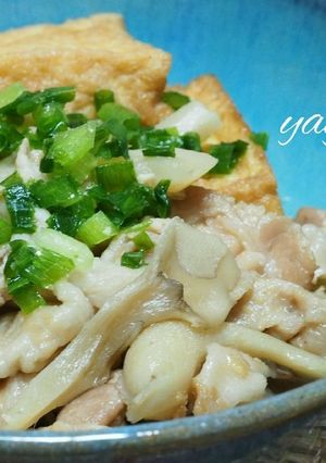 簡単！いりこ出汁☆豚コマ絹揚げ豆腐の煮物-レシピのメイン写真