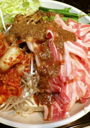 ちりとり鍋（てっちゃん鍋）自家製たれで-レシピのメイン写真
