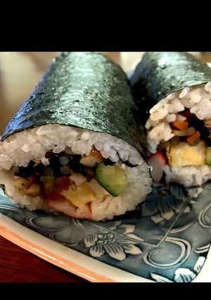 簡単！我が家の恵方巻き-レシピのメイン写真