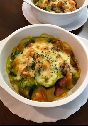 栄養満点☆緑黄色野菜グラタン-レシピのメイン写真