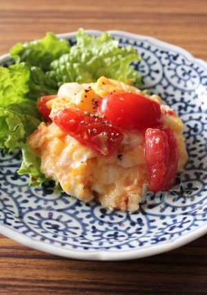 ［時短ミニトマト 卵 中華炒め＊お弁当］-レシピのメイン写真
