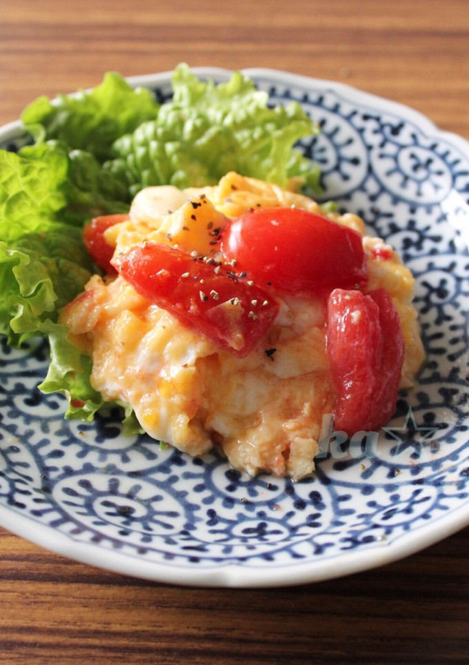 ［時短ミニトマト 卵 中華炒め＊お弁当］-レシピのメイン写真