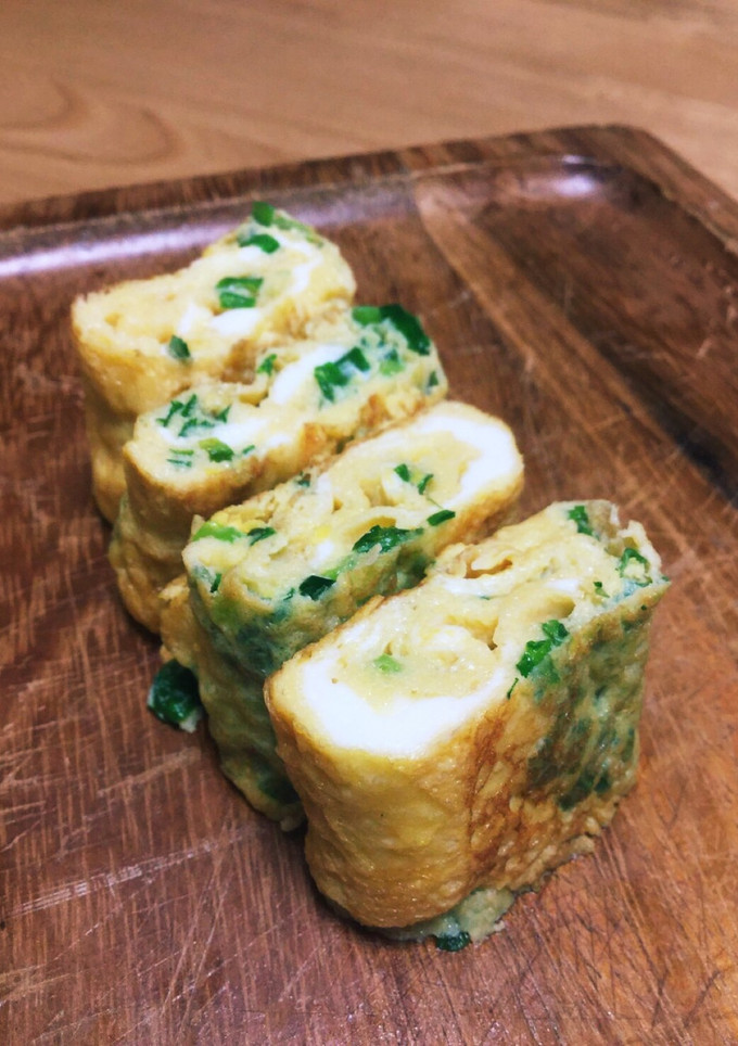 お弁当にも★こねぎの和な卵焼き-レシピのメイン写真