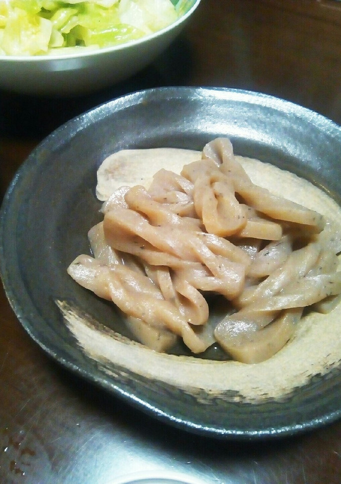 我が家の減塩　こんにゃくの煮物-レシピのメイン写真