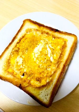 簡単ピザ風トースト-レシピのメイン写真