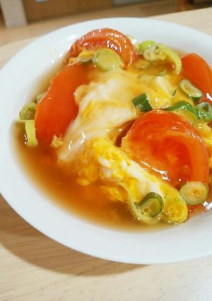 簡単！あっさり味のトマト天津飯-レシピのメイン写真
