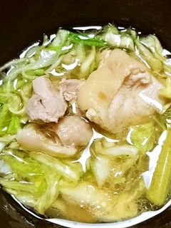 楽ちんな切り方鶏ねぎ汁-レシピのメイン写真