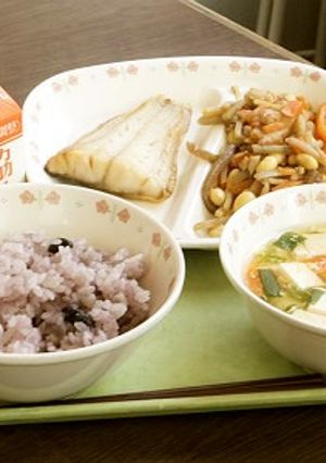 黒豆ごはん【葛尾村の給食】-レシピのメイン写真
