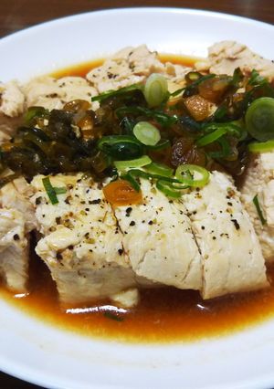 やわらかい鶏むね肉のねぎソース-レシピのメイン写真