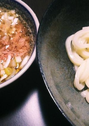 ツナねぎうどん-レシピのメイン写真