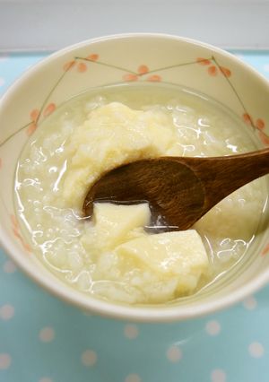 とろとろ高野豆腐粥（離乳食中期～介護食）-レシピのメイン写真