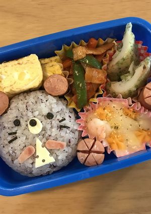 ねずみくんおにぎり☆キャラ弁-レシピのメイン写真