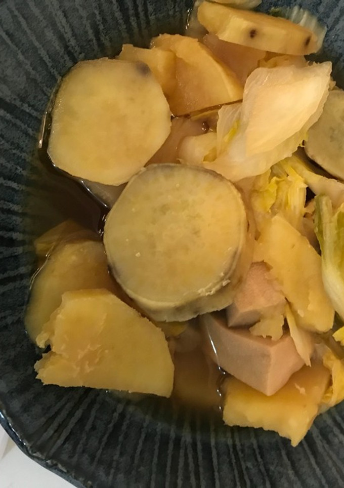 甘いさつまいもと白菜煮-レシピのメイン写真