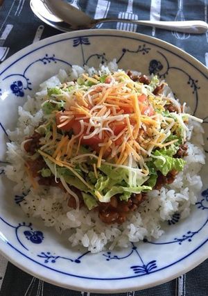 お野菜たっぷりタコライス-レシピのメイン写真