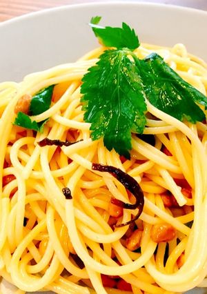 今すぐ食べたい♡即席納豆パスタ-レシピのメイン写真