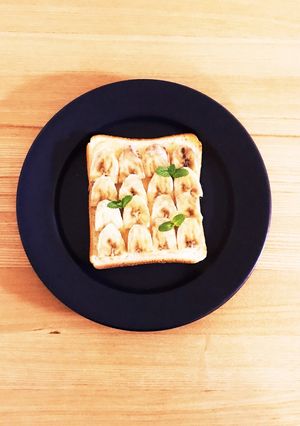 メープルクリームチーズのバナナトースト-レシピのメイン写真
