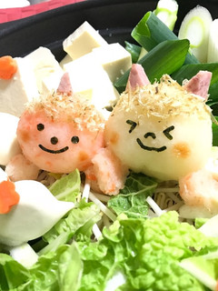 節分 大根おろしアートで鬼さん鍋-レシピのメイン写真