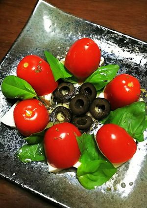 モッツァレラとミニトマトの簡単オードブル-レシピのメイン写真