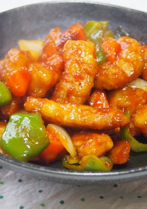 揚げない♪簡単酢豚♪揚げなくても満足♪-レシピのメイン写真