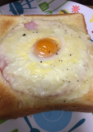 クロックマダム風トースト-レシピのメイン写真