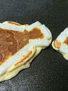 ホットプレート使用お餅で作るたい焼き風♪-レシピのメイン写真