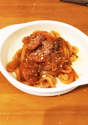 喫茶店の味♡ナポリタンうどん-レシピのメイン写真