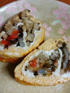 切り干し大根入りの卵焼き-レシピのメイン写真