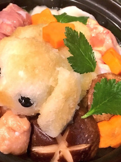 うさぎの大根おろしアート鍋-レシピのメイン写真