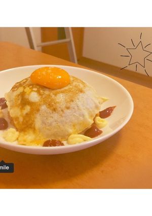 白身で包んだオムライス-レシピのメイン写真