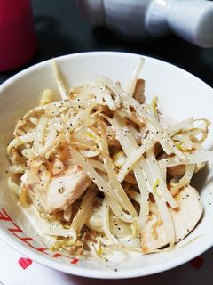 鶏ともやしの黒コショウマヨ-レシピのメイン写真