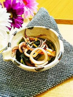 低糖質!いかとワカメの生姜炒め-レシピのメイン写真
