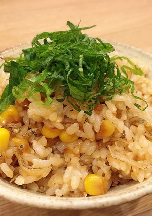 簡単2工程＊雑魚とうもろこしごはん-レシピのメイン写真