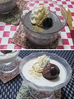 黒&白どちらがお好み?胡麻プリン-レシピのメイン写真
