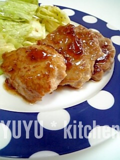 超簡単に作れる♪鶏つくね照り焼き-レシピのメイン写真