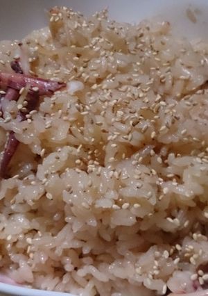 イカの炊き込みご飯-レシピのメイン写真
