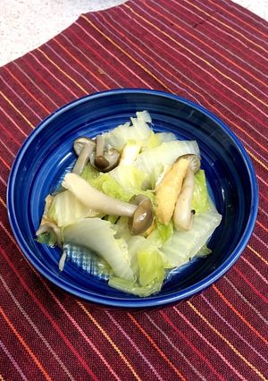 白菜としめじの中華風-レシピのメイン写真