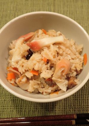 ほっき貝の炊き込みご飯-レシピのメイン写真